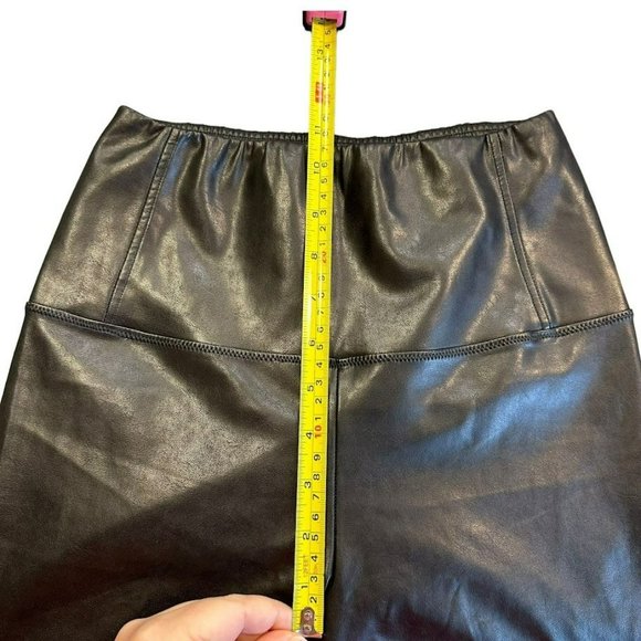 Aritzia Wilfred Free Black Faux Leather Full‎ Length Leggings Womens S - Picture 4 of 6